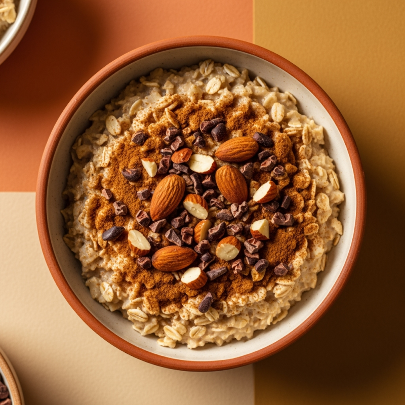 Beispielbild eines weihnachtlichen Haferrezepts